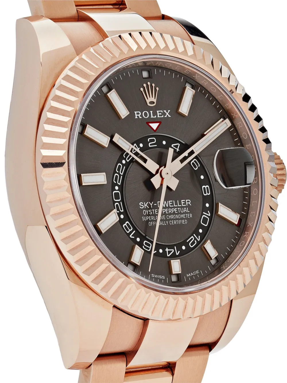Pre-owned Rolex 2022 Sky-dweller 42mm In Black