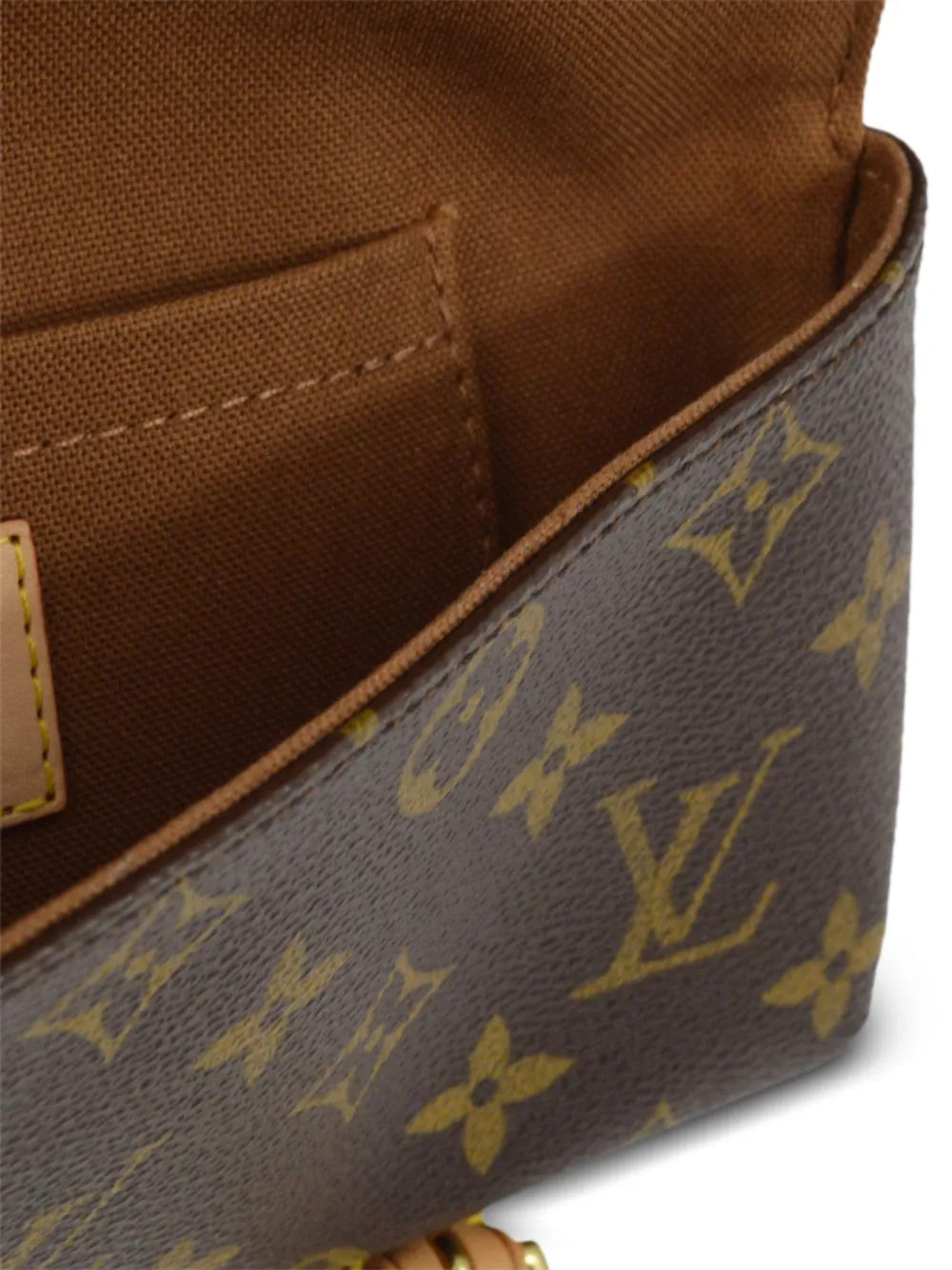 Pre-owned Louis Vuitton 2005 Pochette Marelle Belt Bag In Brown