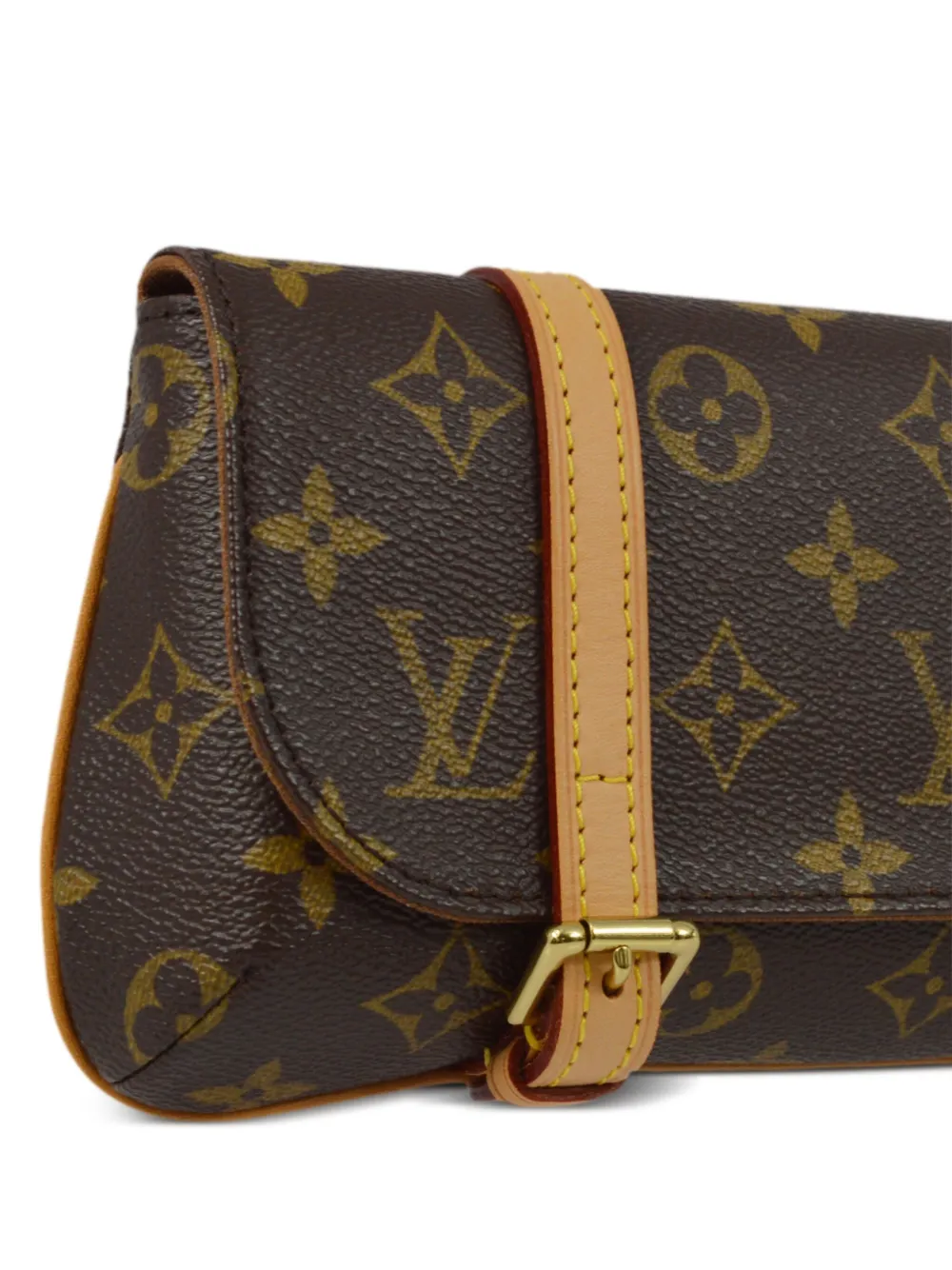 Pre-owned Louis Vuitton 2005 Pochette Marelle Belt Bag In Brown