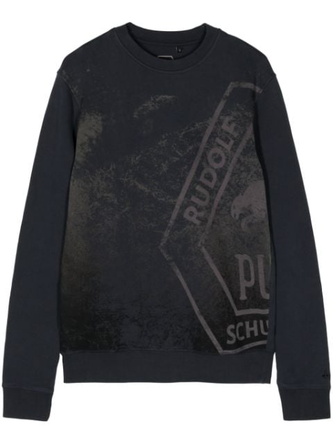 PUMA graphic-print cotton-blend sweatshirt