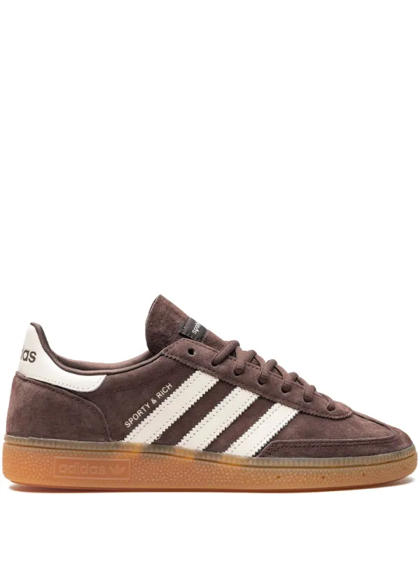 Adidas x Sporty Rich Handball Spezial Sneakers Brown FARFETCH