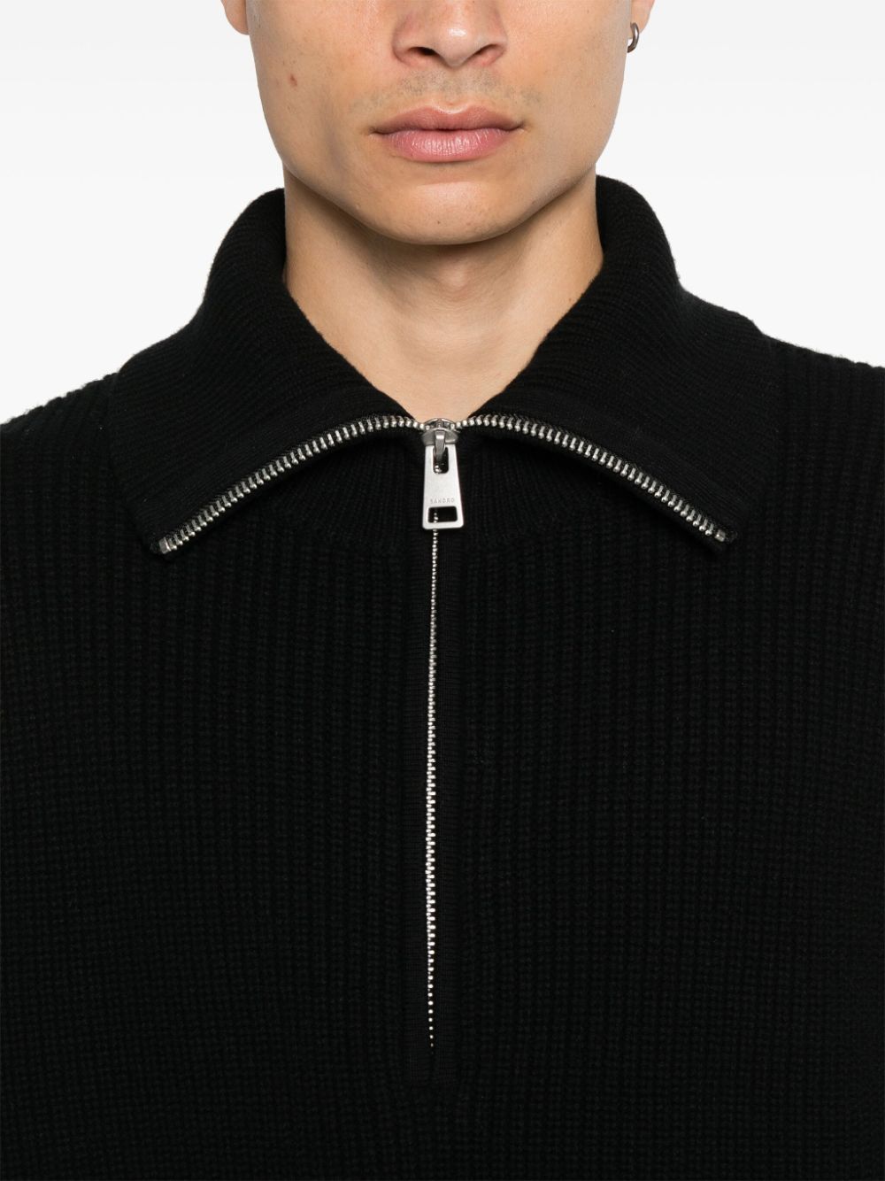 SANDRO knitted sweater Men