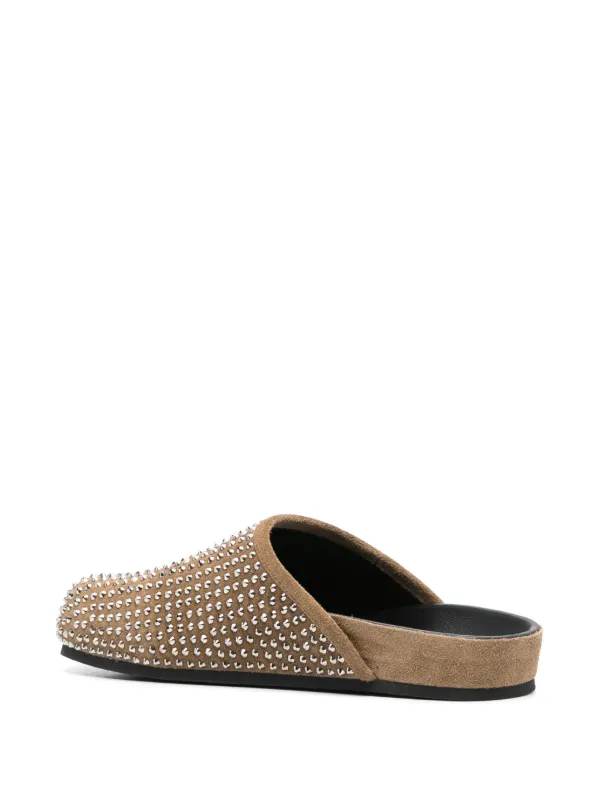 Rhinestone mules outlet