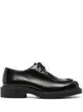SANDRO patent leather derby shoes - Black