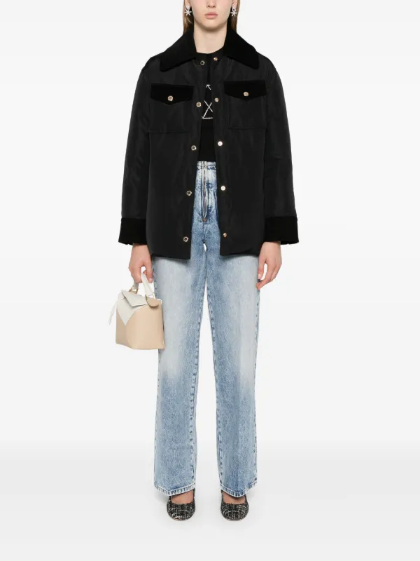 【大人気】sandro ハイウエスト ストレートジーンズ デニム SANDRO ハイライズ ストレートジーンズ | ブルー | FARFETCH JP