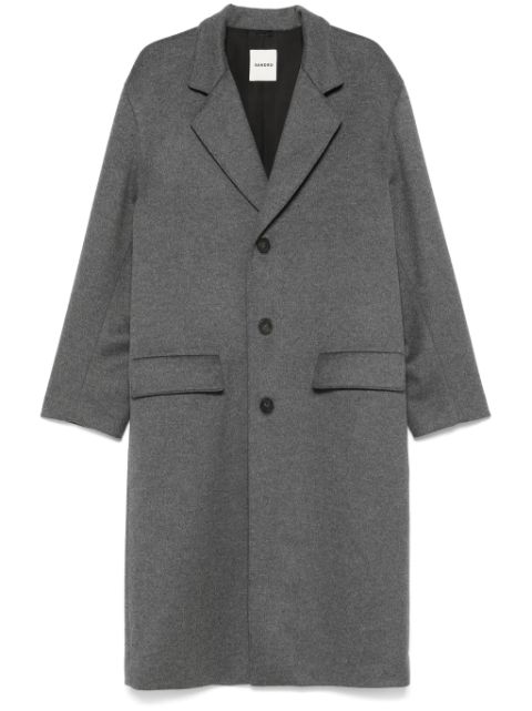 SANDRO single-breasted coat Men