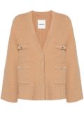 SANDRO wool cardigan - Brown