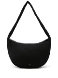 SANDRO zipped padded shoulder bag - Black