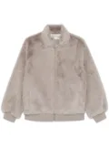 SANDRO faux-fur jacket - Grey