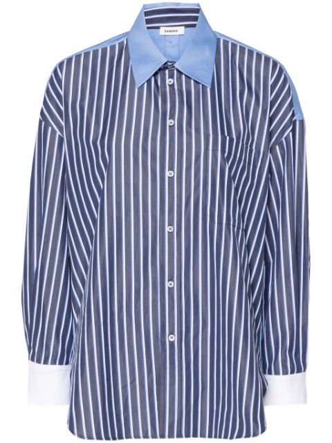 SANDRO Bogota striped shirt Women