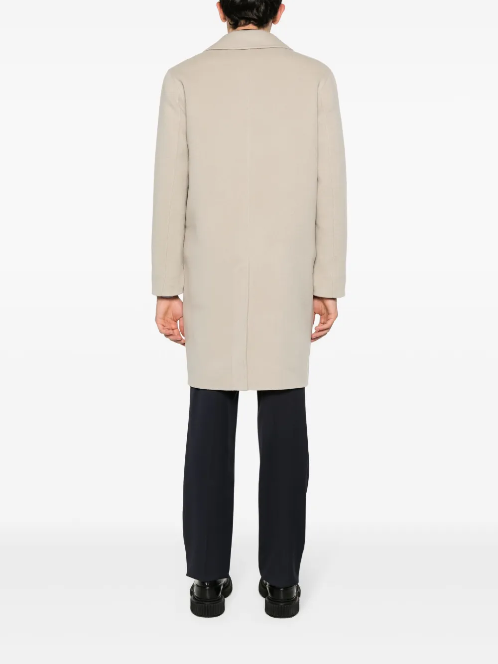 SANDRO wool single-breasted coat Men