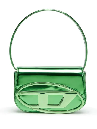 DIESEL ショルダーバッグ グリーン Diesel 1DR レザーショルダーバッグ | グリーン | FARFETCH JP
