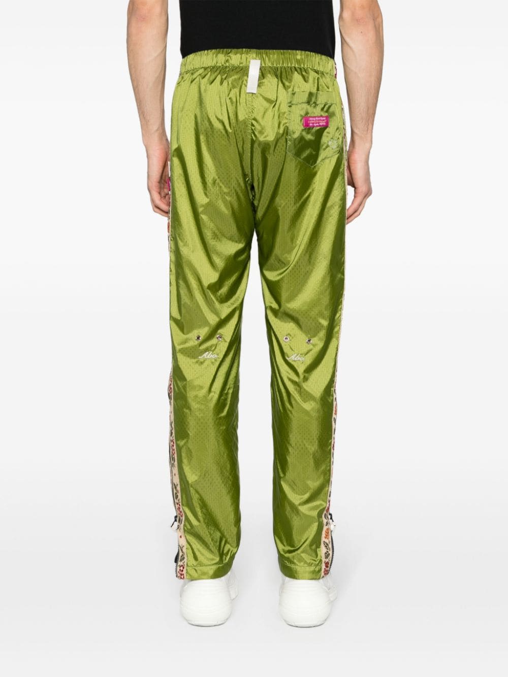 Shop Advisory Board Crystals Arts Mid-rise Track Trousers In Green