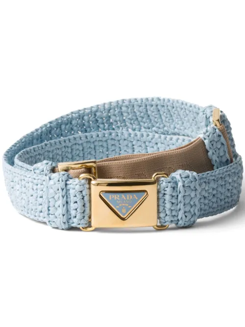 Ceinture à design tressé - Prada - Modalova