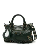 Balenciaga small Le Cagole leather tote bag - Green