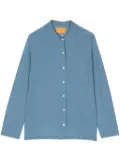Guest In Residence Showtime cashmere buttoned shirt - Blue