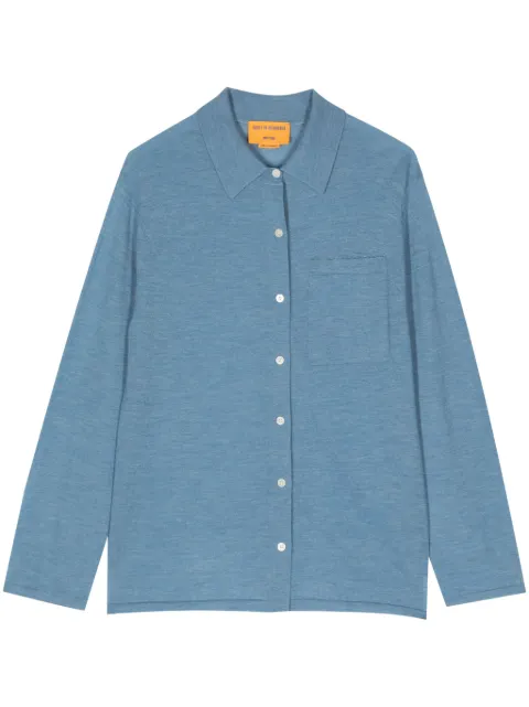 Guest In Residence Showtime cashmere buttoned shirt