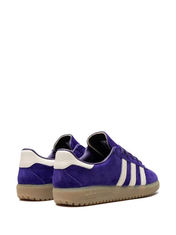 Adidas Bermuda 3-Stripes Suede Sneakers Purple FARFETCH IN