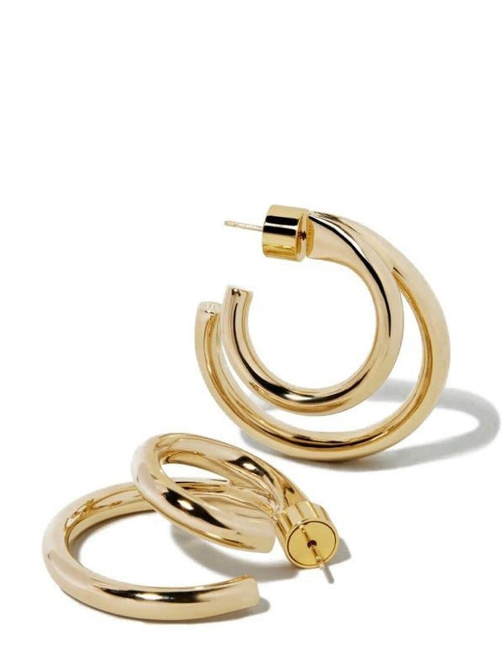 Jennifer Fisher Lilly Double-hoop Earrings In Gold