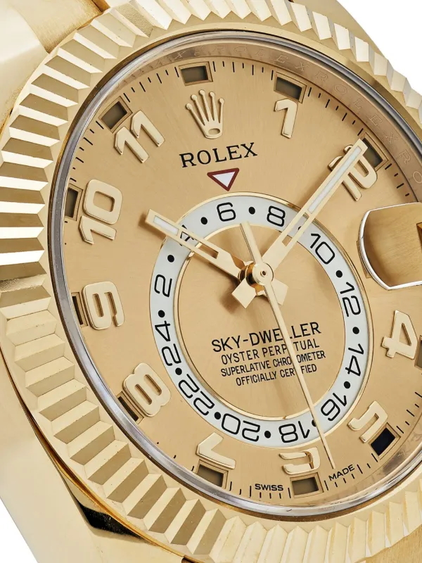 Rolex 2020 pre-owned Sky-Dweller 42mm | Neutrals | FARFETCH