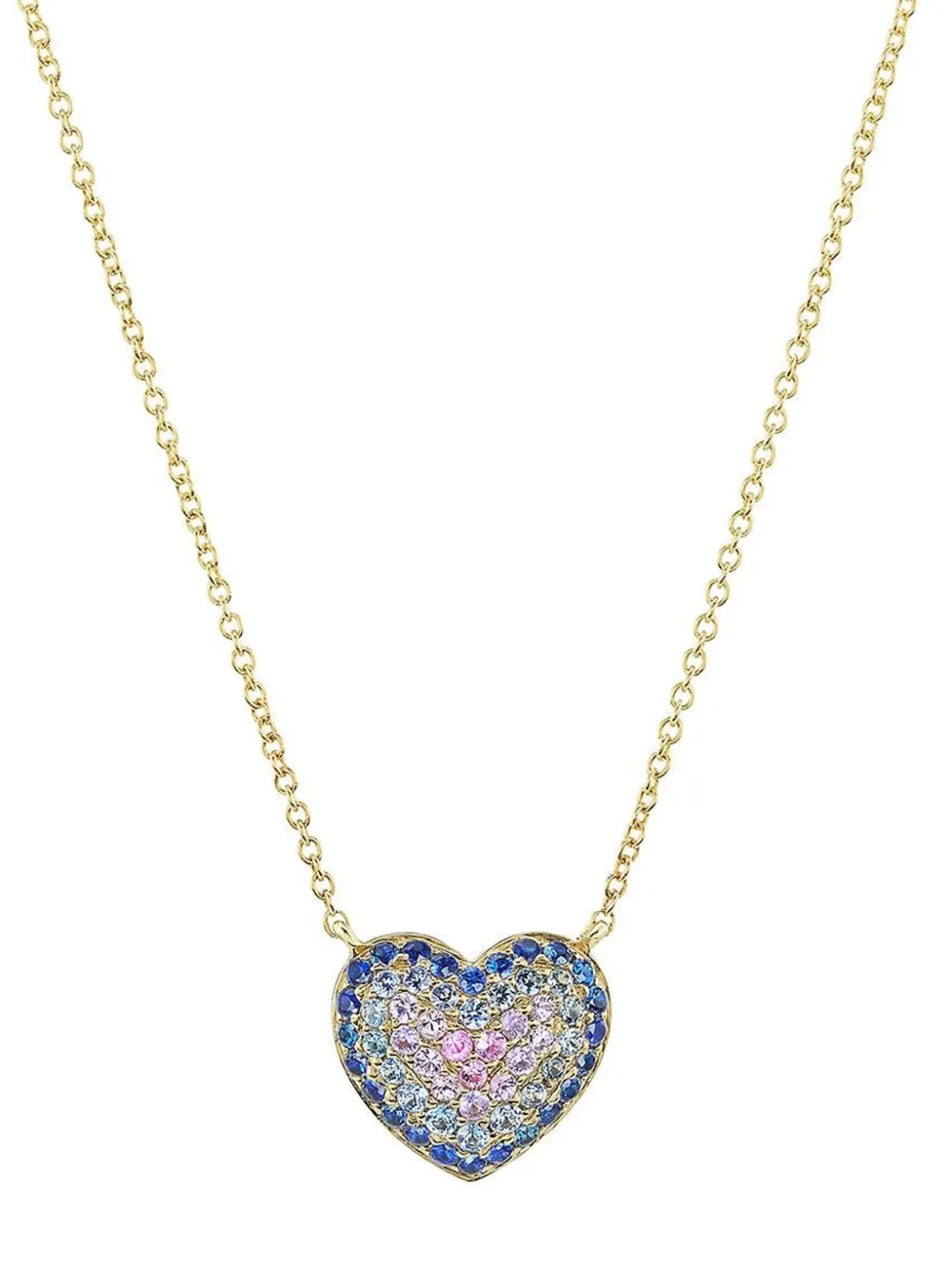 18kt yellow gold Lucy sapphire necklace