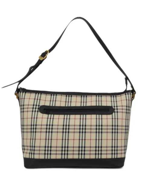 Burberry 1990-2000 House Check front-pocket shoulder bag Women