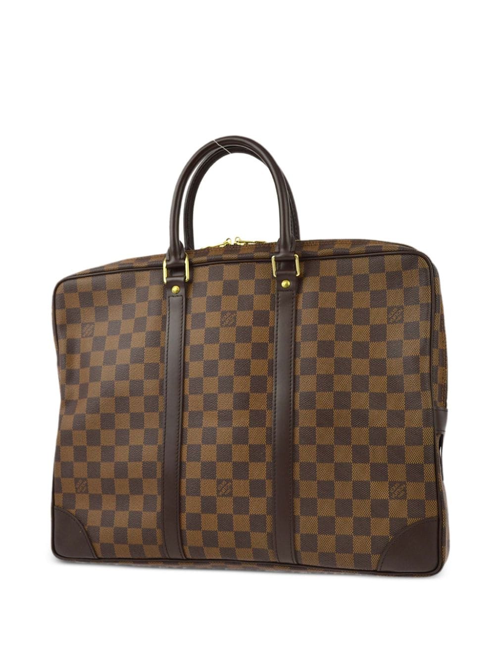 Louis Vuitton Pre-Owned 2005 Porte Documents Voyage aktetas - Bruin