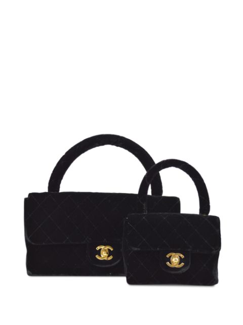 Affordable HOT SALE CHANEL 1995 Classic Flap two-in-one handbag Women