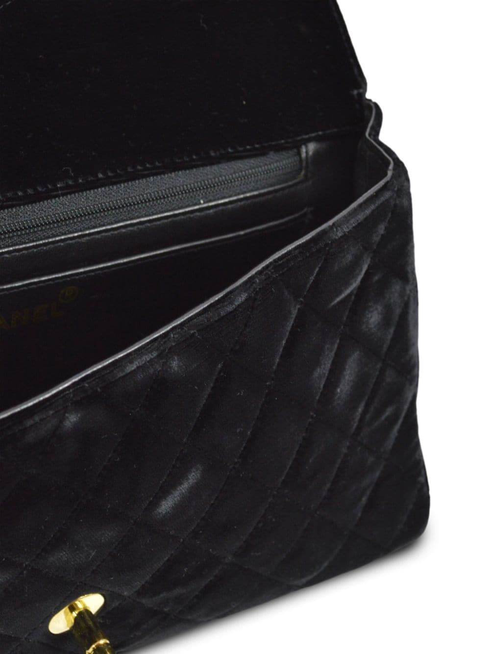 Pre-owned Chanel Classic Flap 两用手提包（1995年典藏款） In Black