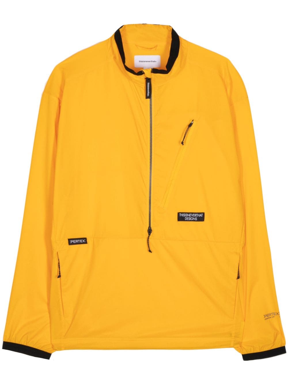 This Is Never That Pertex® Half-zip Performance Jacket In Yellow