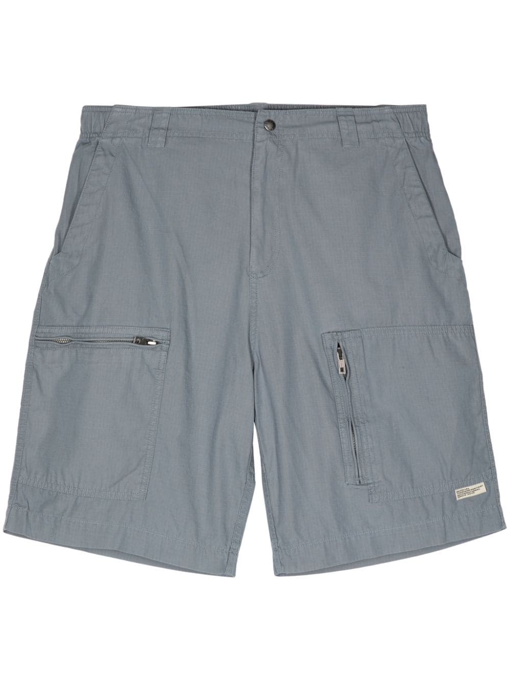 multiple-pocket cotton cargo shorts