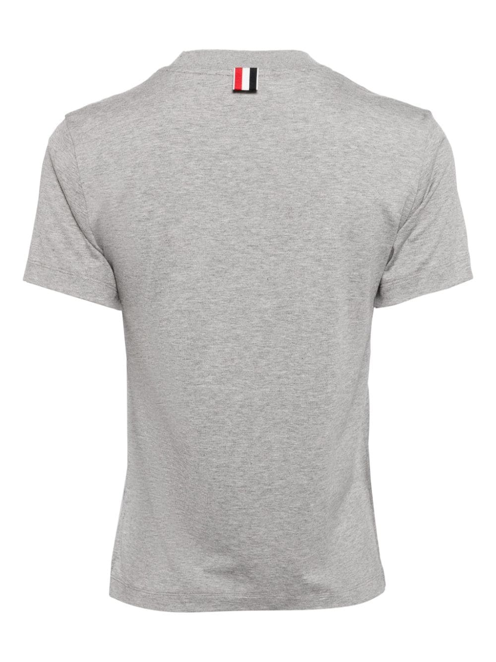 Thom Browne logo-appliqué cotton T-shirt Grijs