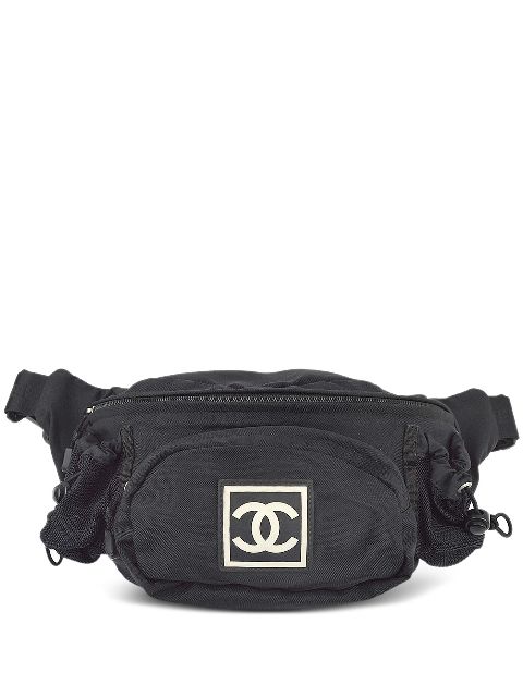 HOT SALE CHANEL 2003 interlocking CC-applique belt bag Women