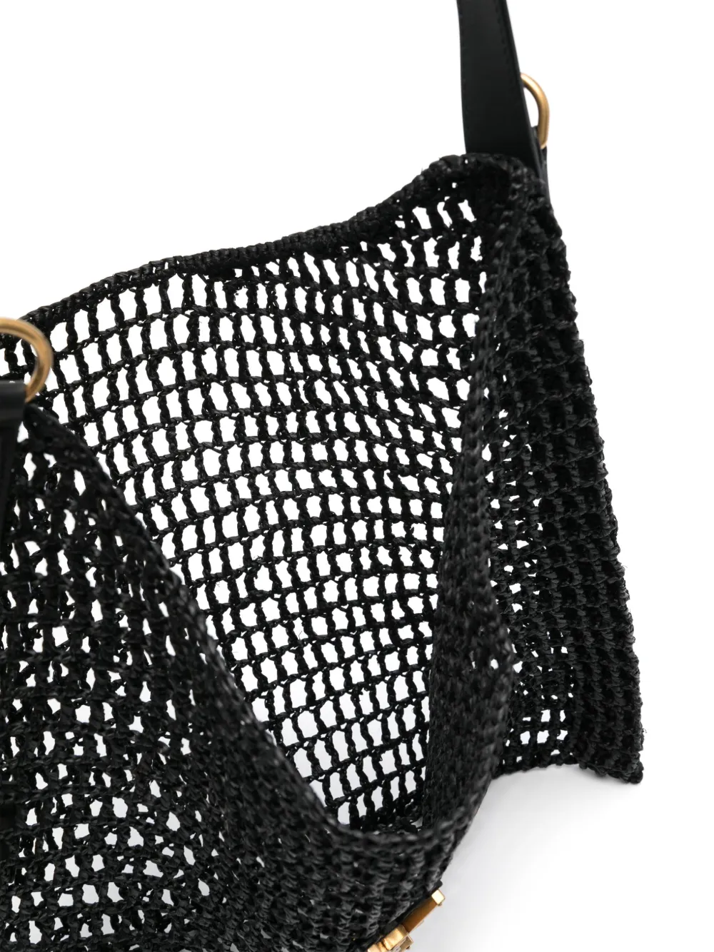 Cheap Saint Laurent Oxalis raffia shoulder bag WOMEN