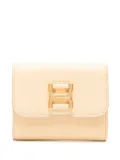 Chloé tri-fold leather wallet - Yellow