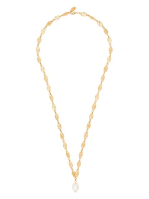 Chloé Darcey logo-charm necklace