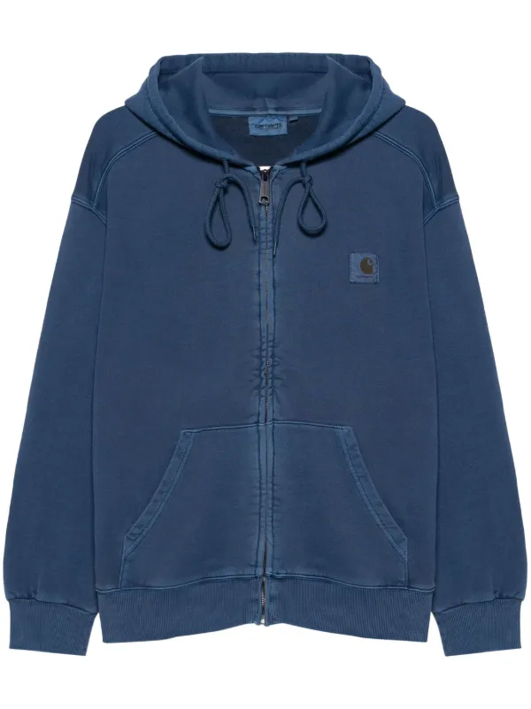 Carhartt WIP Nelson zip up Hoodie Blue FARFETCH KW