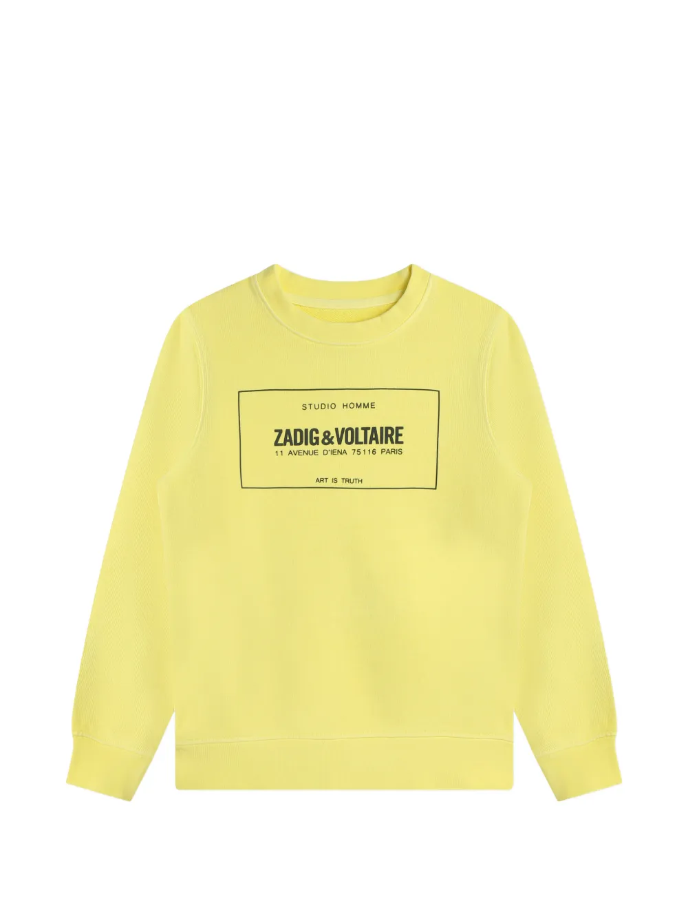 Zadig & Voltaire Kids graphic-box T-shirt - Giallo
