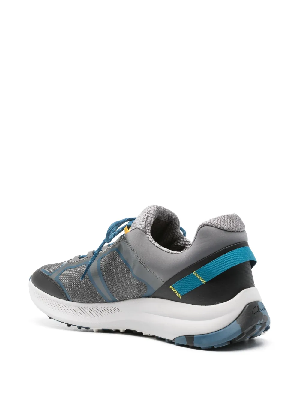 Shop Clarks Atl Trail Panelled Sneakers In Grey