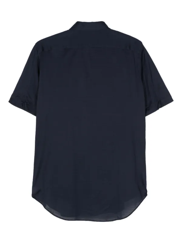 Tシャツ・カットソー FINAMORE 1925 NAPOLI NAPOLI SHIRT Classic shirt Napoli oxford white, litght blue and light
