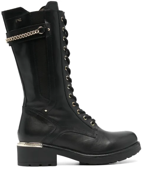 NeroGiardini leather mid-calf boots