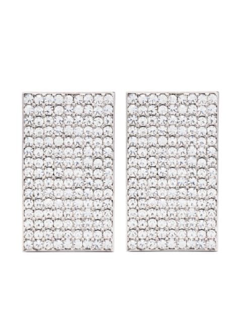 Alessandra Rich crystal-embellished clip-on earrings
