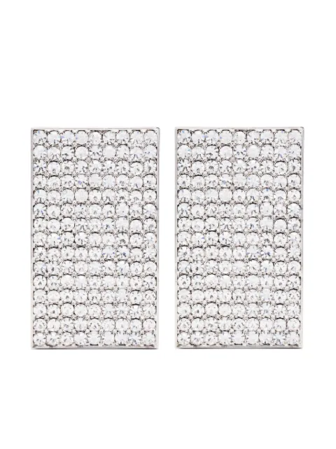 Alessandra Rich crystal-embellished clip-on earrings