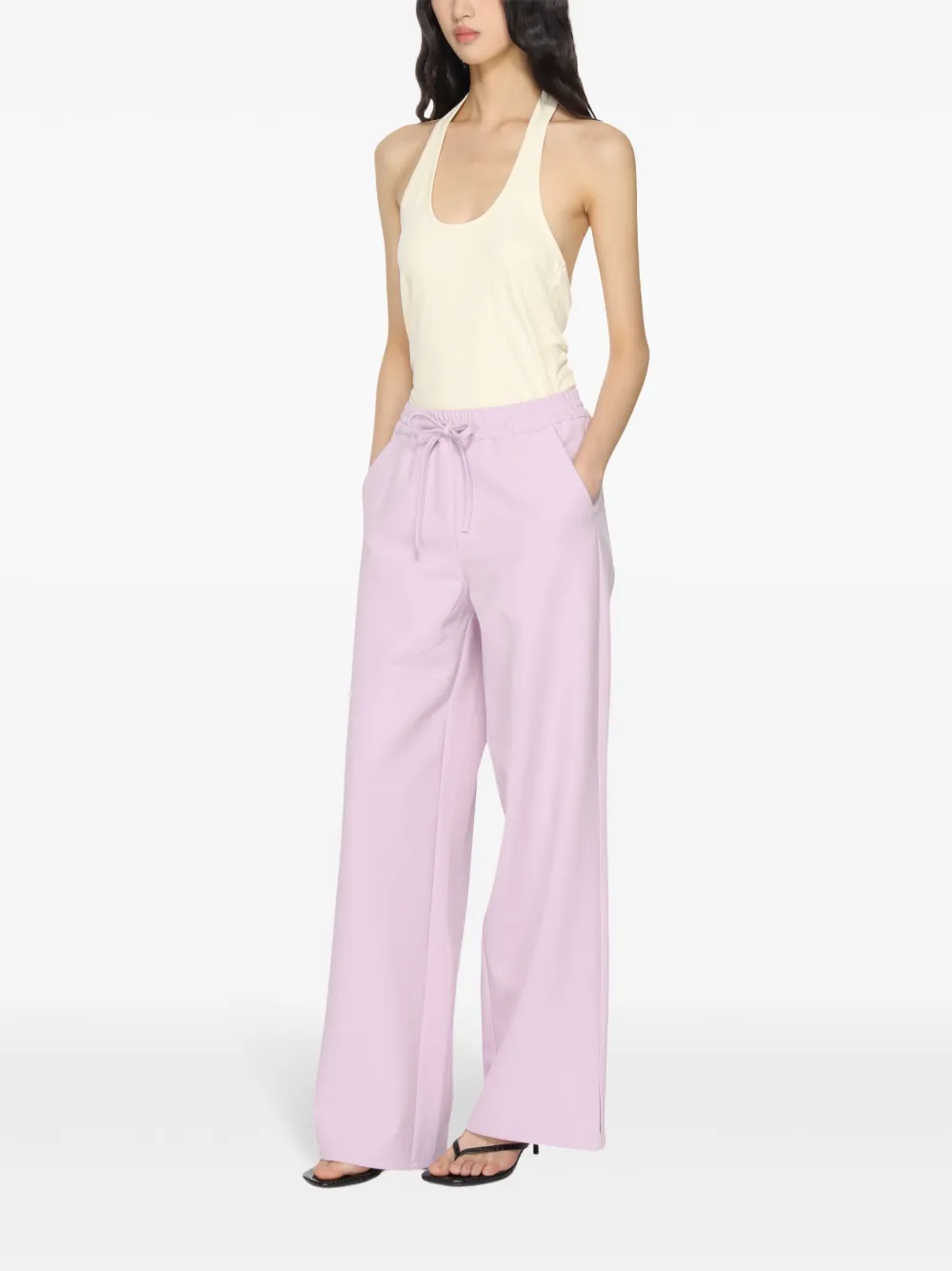 WIDE-LEG TRACK PANTS