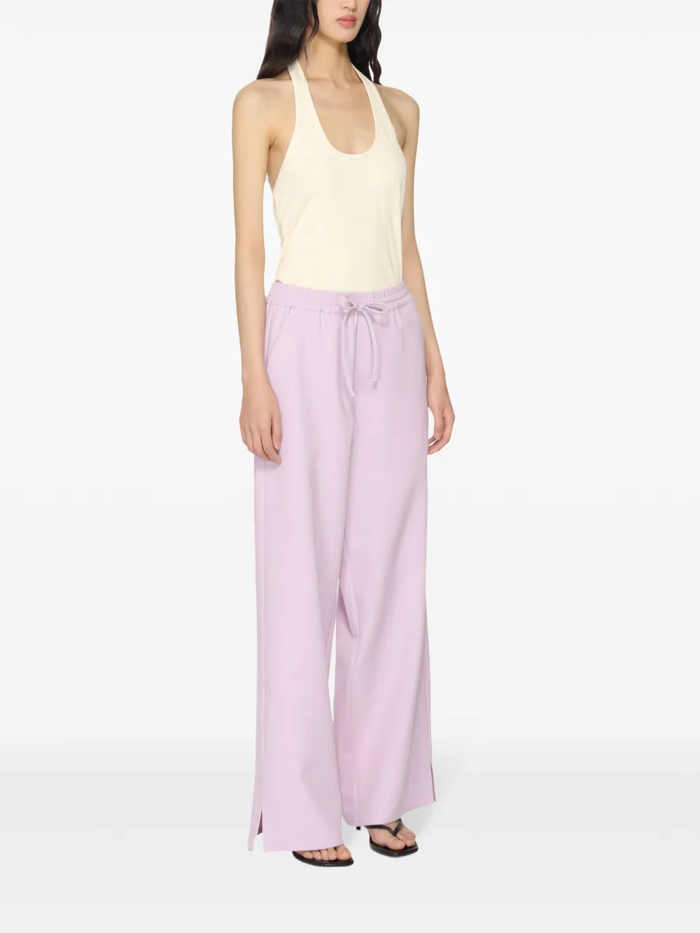 Won Hundred Wide-leg Track Pants In 粉色