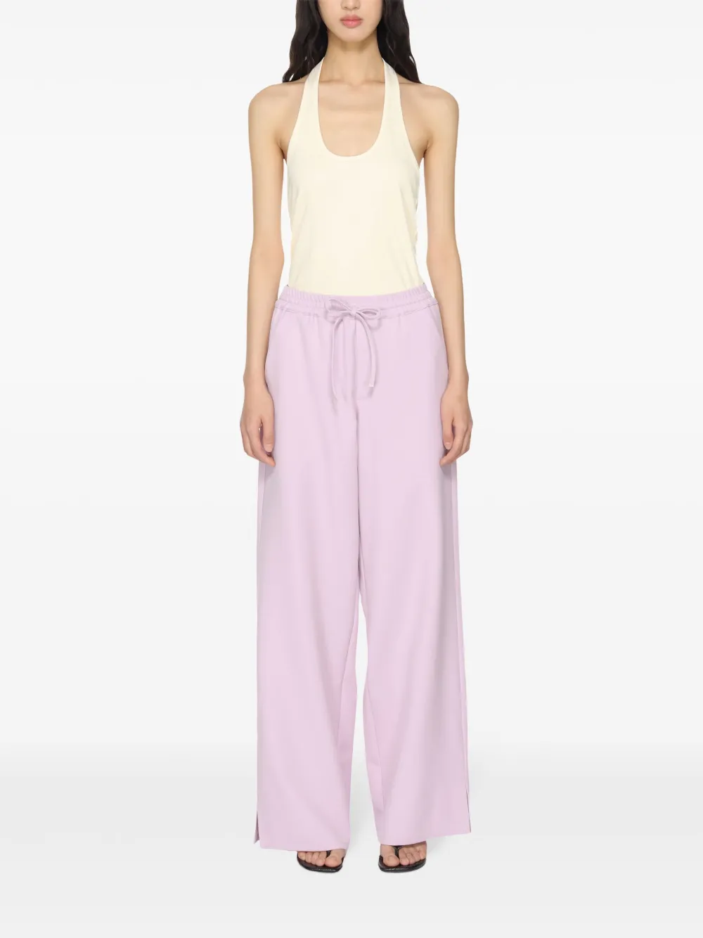Won Hundred Wide-leg Track Pants In 粉色