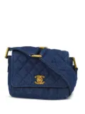 CHANEL Pre-Owned 1990 Straight Flap shoulder bag - Blue