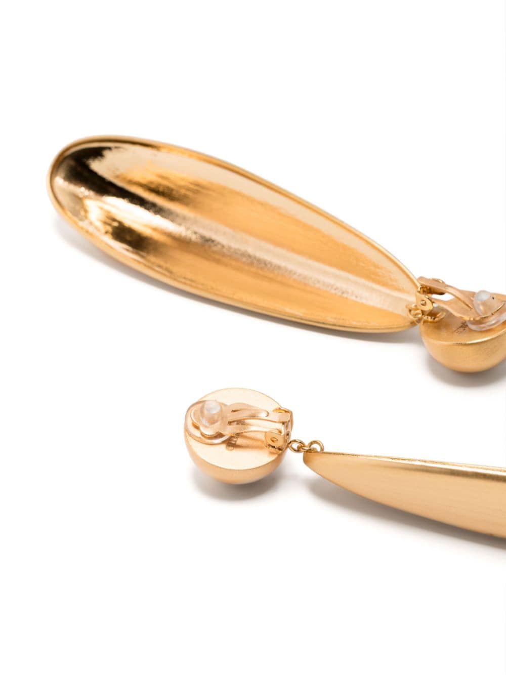 Shop Cult Gaia Fiore Brass Earrings In Gold