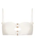 Cult Gaia Pisa bandeau bikini top - White