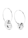 Cult Gaia Juno Brass Earrings - Silver